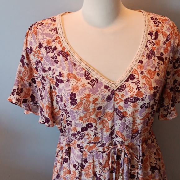 Idyllwind Miranda Lambert Blossom Court floral dress NWOT - Picture 3 of 7